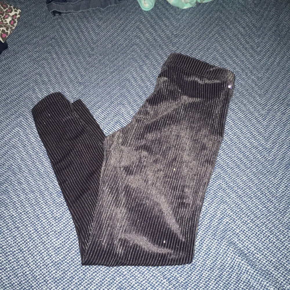 Girls soft and glittery leggings